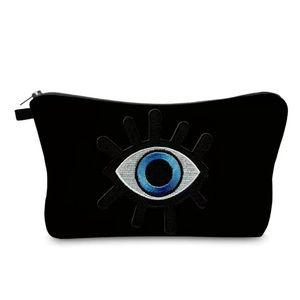 NWT Adorable Evil Eye Printed Cosmetic Pouch 1 left in stock!